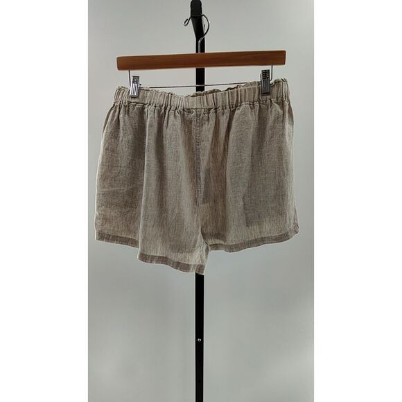 Quince Women 100% European Linen Shorts Pajama Flax M - Picture 3 of 3